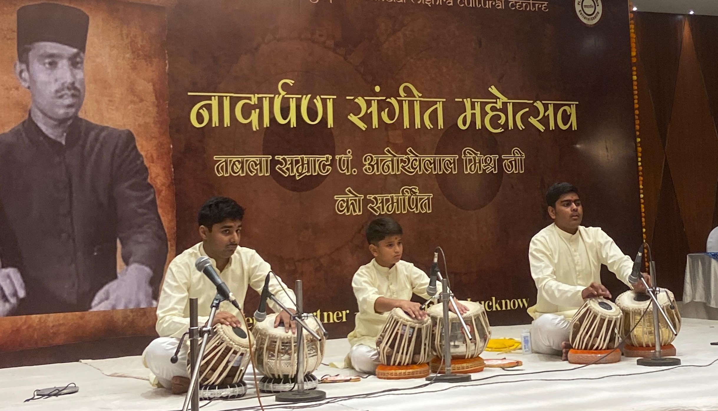 Vyom Srivastava's Tabla performance at Nadarpan Music Festival captivated the audience